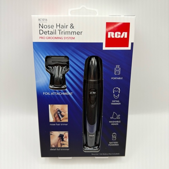 RCA Pro Grooming System Nose Hair  Detail Trimmer RC1016 Compact Portable - Picture 1 of 6